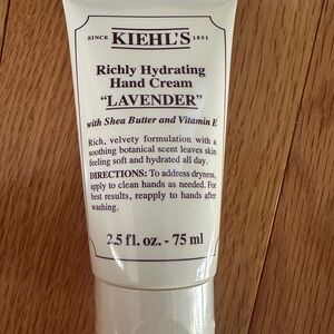 Kiehl's Lavender Hand Cream with Shea Butter- unopened